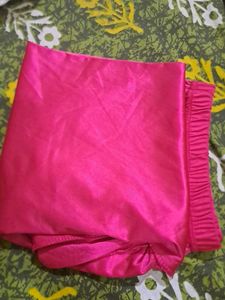 Pink Silk Leggings New