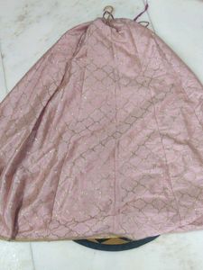 Baby Pink With Sequence Work, 4m Of Gera Length 44