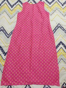 Pink Floral Kurti