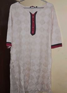 White Kurti
