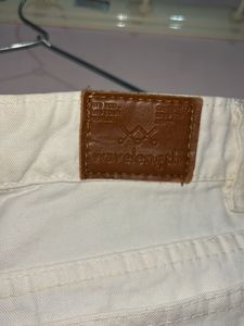 White Straight Leg Jeans