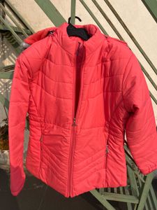 Womens 44 inch Full sleeve solid jacket