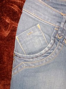 Blue Denim Short Jeans