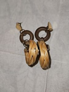 Vintage Retro Fashion Long Hoop Earrings