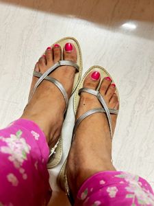 Silver Sandals