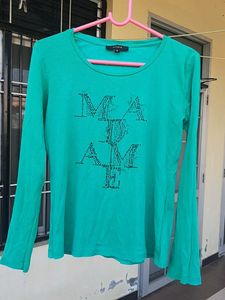 Green Long Sleeve Top