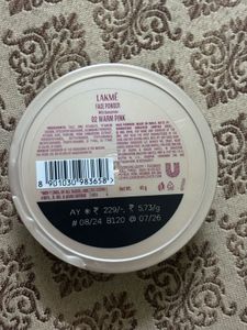Lakme Face Powder (warm Pink)