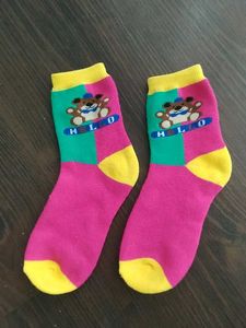 Vintage &#39;HLO&#39; Bear Socks