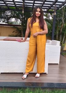Stylish Mustard Jumpsuit