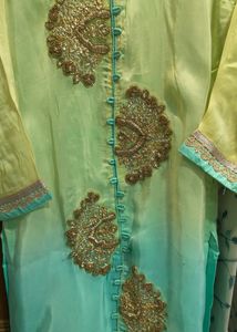 Hand Work Suit Front Open