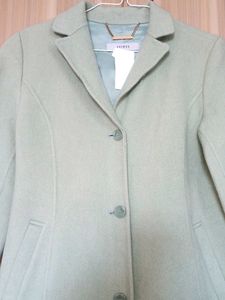 Elegant Mint Green Over Coat