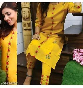 Elegant Yellow Kurta Set