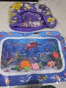 Combo Baby Water Play Mat and Kids Sofa
