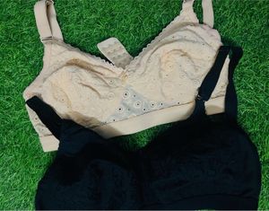 Eyelet Detail Bras - Set of Two
