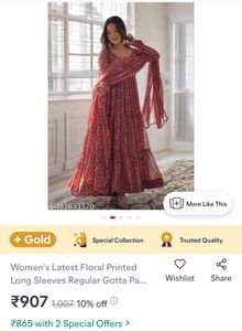 Viral Gown With Dupatta