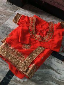 Beautiful Orange Saree