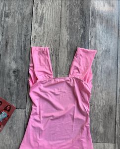 ✨ Elegant Pink Backless Bodycon Maxi Dress ✨