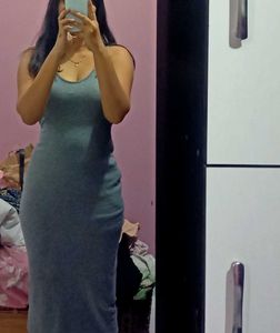A Knee Length Bodycon Dress
