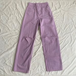 Low Price❤️‍🔥H&M Lavender Wide Leg Jean 💜