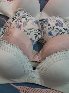 Combo Of  Five Imported Fabric Bra