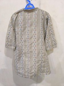 Khaki shirt kurti