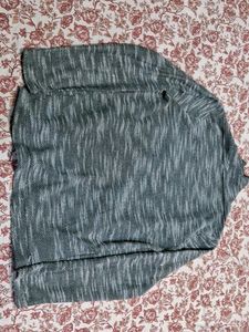 Grey and white Heathered Shrug