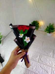 Crochet Rose Flower Bouquet 🌹🌹🌹🌹💐💐💐