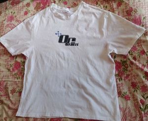 White Graphic Print T-Shirt