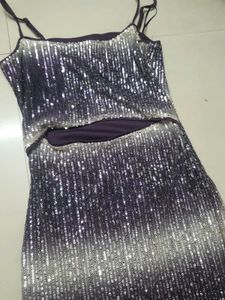 Y2k Shimmer Bodycon Midi Dress | Party |.