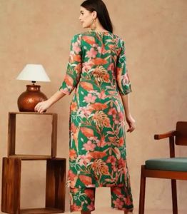 Floral Print Kurta Set