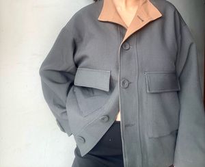 Two-Tone Boxy Utility Jacket