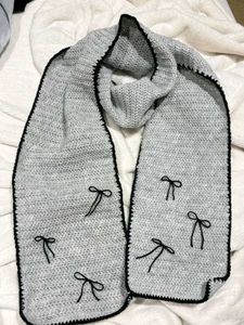 Scarf with Bow Details