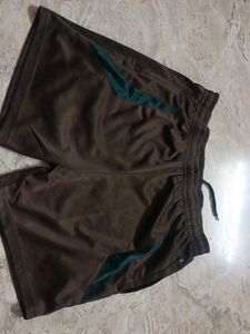 Brown Casual Shorts