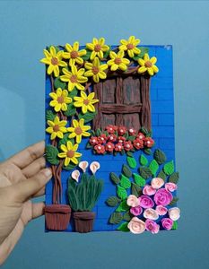 3D Clay Mural Wall Decor 🖼️✨