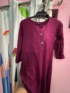 Maroon Tunic Kurta