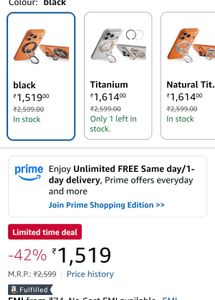 ESR MagSafe Ring Holder – Black