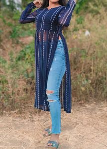 Blue Side Cut Kurta 💙