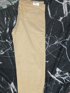 Khaki Straight Leg Chinos