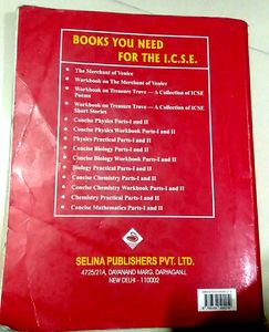Concise Biology Icse Class 10 Selina Publications