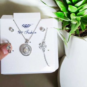 Silver Plated Chain Set.