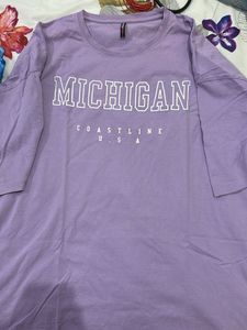 Michigan Graphic Oversized Unisex Tee