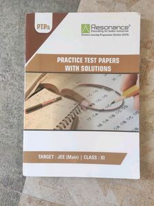 Resonance Practice Test Paper Class 11 For Jee