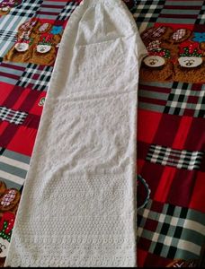 White Embroidered Palazzo Pants