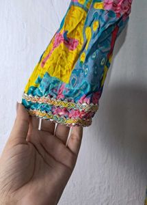 Multicolor Umbrella Suit