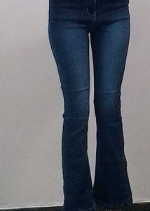 Bootcut Blue Colour Jeans