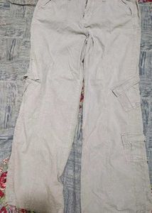 light Grey Cargo Pants