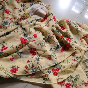 Floral Yellow Dress
