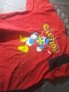 Red Donald Duck Tee