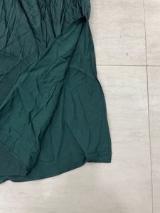 👑 Emerald Goddess Maxi Dress: Drape &amp; Glamour! 💎