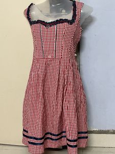 Pintrest Gingham Fit &amp; Flare Dress